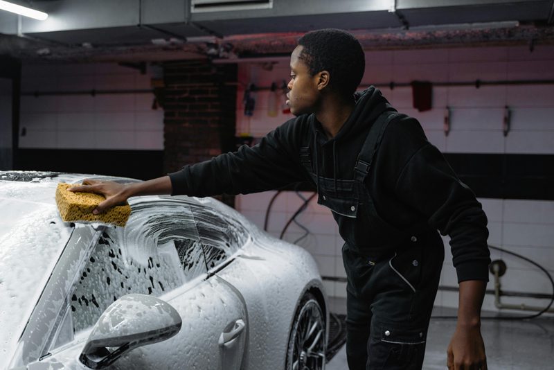 washing cars is one of the best summer jobs for teens